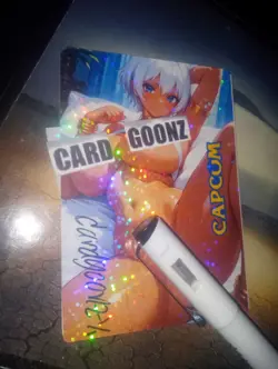 Waifu Elena Street Fighter HOLO Card - Image 1