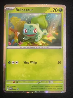Pokemon Bulbasaur - (Cosmos Holo) Promo SV: Scarlet & Violet Promo Cards 046 NM - Image 1