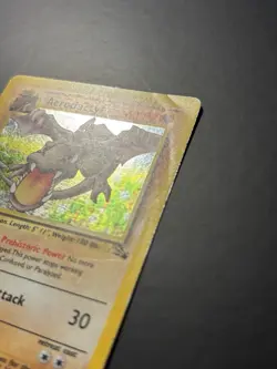 Pokemon TCG Aerodactyl Fossil Holo Rare Card 1/62 Unlimited - Image 2