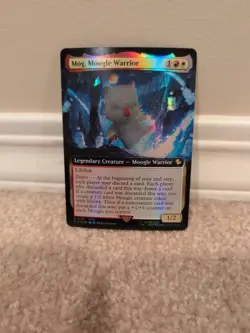 Mog, Moogle Warrior - FIC #179 | FOIL | NM | MTG | EXTENDED ART - Image 1