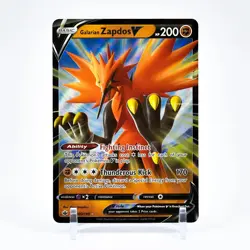 Galarian Zapdos V - 080/198 Chilling Reign Ultra Rare Pokemon - NM/MINT - Image 1