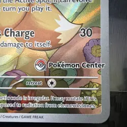Eevee (Pokemon Center Exclusive) 173 Holo Scarlet & Violet Promo Pokemon NM 9-10 - Image 2