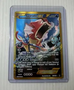 Pokemon Gyrados EX Card 123/122 XY Breakpoint Secret Rare Holo Foil 2016 Played - Image 1