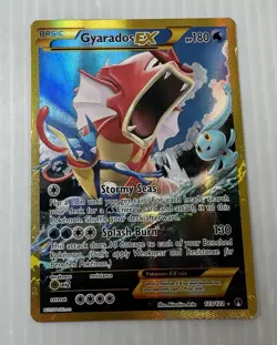Pokemon Gyrados EX Card 123/122 XY Breakpoint Secret Rare Holo Foil 2016 Played - Image 2