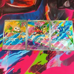 Popplio Rowlet Litten MEP 043 044 045 Pokemon 30th Anniversary First Partner - Image 1