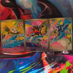 Popplio Rowlet Litten MEP 043 044 045 Pokemon 30th Anniversary First Partner - Image 2