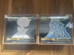 Pokemon Mega Evolutions Pokemon Center ETB Lucario + Gardevoir - Heavy Acrylic ✅ - Image 1