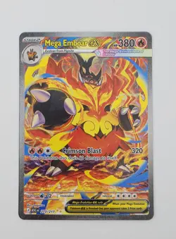 Mega Emboar ex 273/217 Special Illustration Rare Ascended Heroes Pokemon NM - Image 4