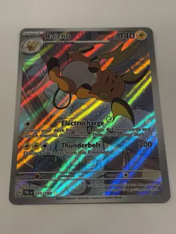 Pokemon Raichu Illustration Rare Holo Sv02 Paldea Evolved 211/193 J - Image 1