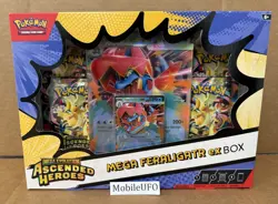 Ascended Heroes Mega Feraligtr Ex Box Pokemon TCG Mega Evolutions Sealed New - Image 1