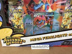 Ascended Heroes Mega Feraligtr Ex Box Pokemon TCG Mega Evolutions Sealed New - Image 2
