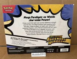 Ascended Heroes Mega Feraligtr Ex Box Pokemon TCG Mega Evolutions Sealed New - Image 3