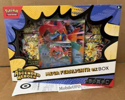 Ascended Heroes Mega Feraligtr Ex Box Pokemon TCG Mega Evolutions Sealed New - Image 4