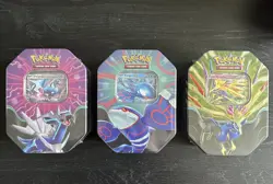 Pokemon Azure Legends Tin Set Lot Of 3 Dialga EX, Xerneas EX, Kyogre EX, Sealed - Image 1