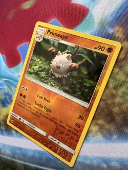 Primeape 51/111 Rare Crimson Invasion Pokemon TCG Reverse Holo NM Yuka Morii - Image 3
