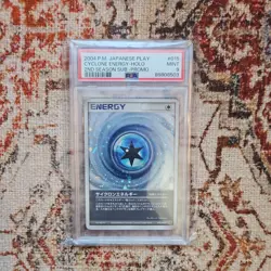 2004 Cyclone Energy - PSA 9 - HOLO SWIRL POKEMON JPN PLAY PROMO 2ND SEASON SUB - Image 1