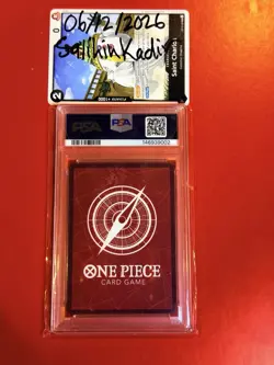 Bandai One Piece CCG Eustass "Captain" Kid ST02-001 Promo Foil PSA 10 Auto - Image 2