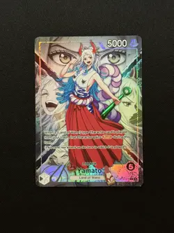 Yamato OP16-079 Alternate Art Leader Holo ENGLISH A Time Of Battle One Piece - Image 1