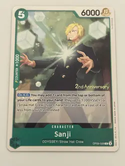 Sanji OP09-028 2nd Anniversary - Image 1