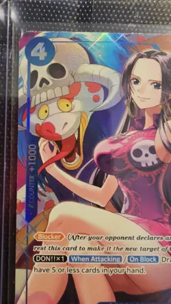 Namco Boa Hancock OP01-078 Premium Booster -The Best- SR Alt Art Foil ENG - Image 3