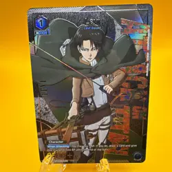 Union Arena Levi 008 (U*) Attack On Titan - Image 1