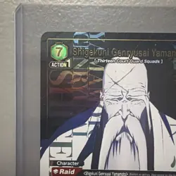 Union Arena TCG - Shigekuni Genryusai Yamamoto (093) (SR*) BLEACH Foil Alt Art - Image 3