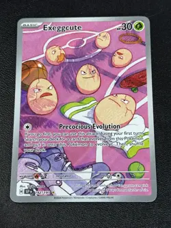 Pokemon TCG Exeggcute - 192/191 SV08: Surging Sparks Illustration Rare NM - Image 1