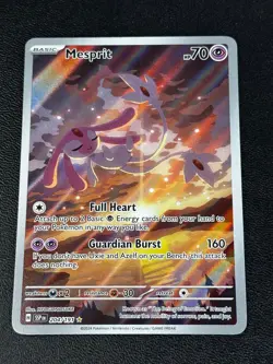Pokemon TCG Mesprit - 204/191 SV08: Surging Sparks Illustration Rare NM - Image 1