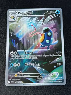 Pokemon TCG Palpitoad - 104/086 SV: Black Bolt Illustration Rare NM - Image 1
