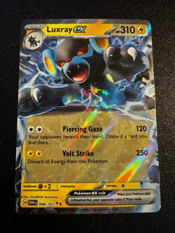 Pokemon TCG Luxray ex 068/167 SV06: Twilight Masquerade Double Rare LP - Image 1