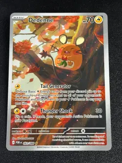 Pokemon TCG Dedenne 093/088 ME03: Perfect Order Illustration Rare NM - Image 1