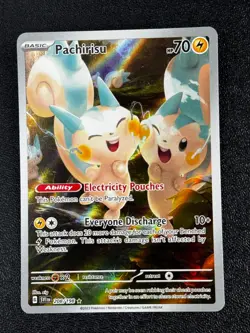 Pokemon TCG Pachirisu 208/198 SV01: Scarlet & Violet Illustration Rare NM - Image 1