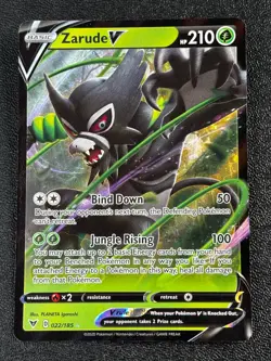 Pokemon TCG Zarude V 022/185 SWSH04: Vivid Voltage Ultra Rare NM - Image 1