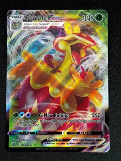 Pokemon TCG Flapple VMAX 019/163 SWSH05: Battle Styles Ultra Rare NM - Image 1