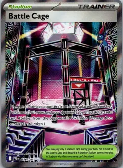 Battle Cage 116/094 Ultra Rare Phantasmal Flames Pokemon Holo Near Mint - Image 1