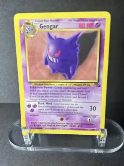 Pokemon Fossil - Gengar 20/62 Non Holo - MP - Image 1