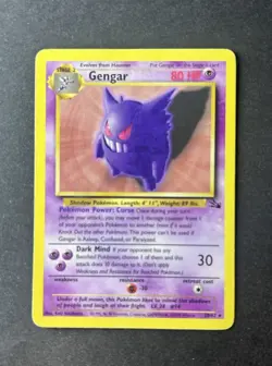 Pokemon Fossil - Gengar 20/62 Non Holo - MP - Image 2