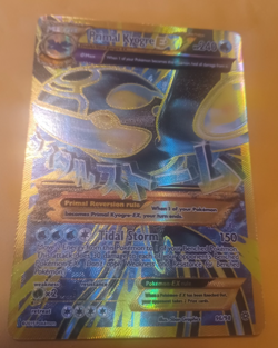 Mega Primal Kyogre EX - 96/98 Full Art Ultra Rare Pokemon Ancient Origin - LP/NM - Image 1