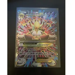 Pokemon M Alakazam EX 118/124 Fates Collide Mega Full Art Ultra Rare Holo 210 HP - Image 1