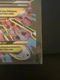 Pokemon M Alakazam EX 118/124 Fates Collide Mega Full Art Ultra Rare Holo 210 HP - Image 2