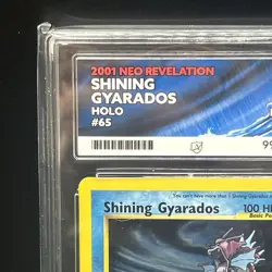 Shining Gyarados 65/64 Holo Neo Revelation Pokemon TCG ACE 9 - Image 2
