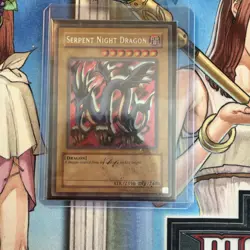 YuGiOh! MRL-103 Serpent Night Dragon Unlimited Secret Rare HP - Image 1