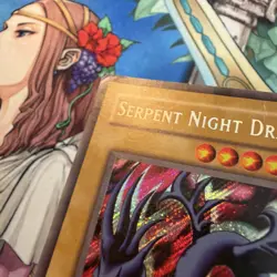 YuGiOh! MRL-103 Serpent Night Dragon Unlimited Secret Rare HP - Image 4