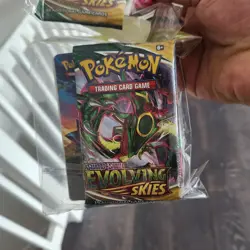 Evolving Skies Pokemon TCG Mini Portfolio with 1 Sealed Booster Pack - Image 3