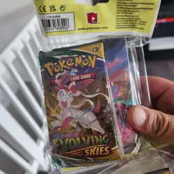 Evolving Skies Pokemon TCG Mini Portfolio with 1 Sealed Booster Pack - Image 4