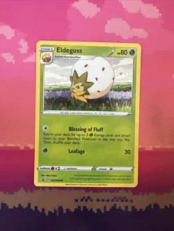 Pokemon Card Eldegoss SWSH046 Black Star Promo Holo Near Mint - Image 1