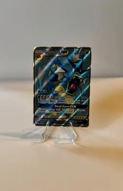 Pokemon Gyarados GX TCG Full Art Holo Card Crimson Invasion 101/111 - Image 1