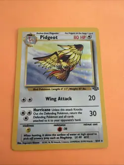 Pidgeot Non-Holo Rare 24/64 Jungle 1999 Vintage WOTC Pokemon TCG Card - Image 1