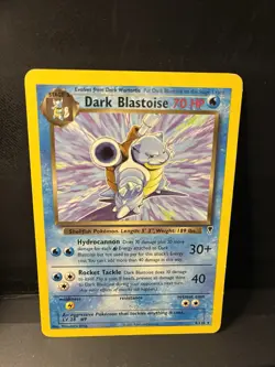 Pokemon TCG Legendary Collection Dark Blastoise Non-Holo Rare Card 4/110 MP - Image 1