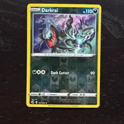 Darkrai 167/264 Pokemon Fusion Strike Sword & Shield Reverse Holo Uncommon NM - Image 1